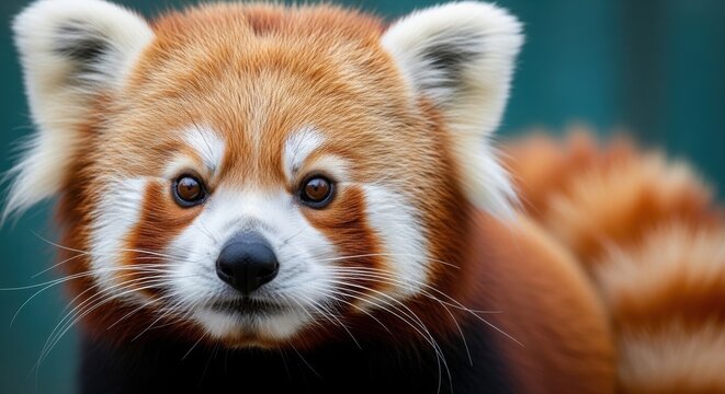 Charming red panda portrait explore the world of these adorable firefox like creatures