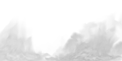 Abstract PNG flowing gray smoke ribbon isolated on transparent background This soft vapor creates smooth curve effect for overlays and design © Mirinda