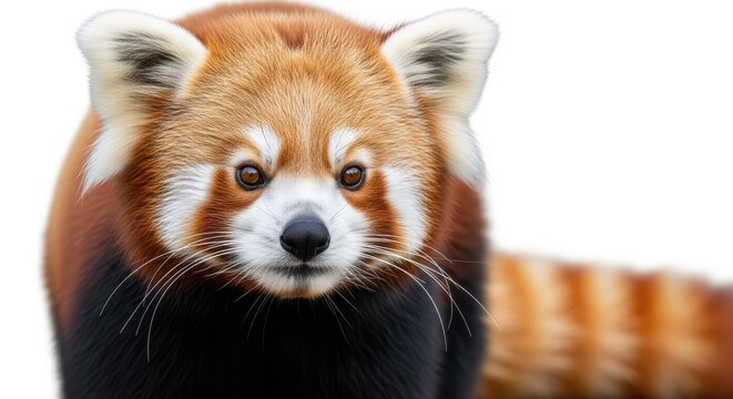 Charming red panda portrait explore the world of ailurus fulgens and red panda conservation