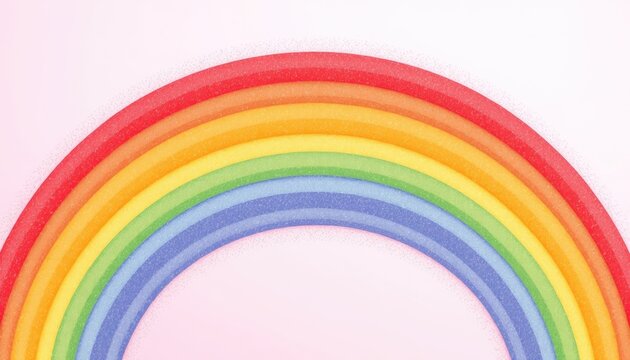 Colorful rainbow arc for joyful celebrations, hope, and bright beginnings in presentations and designs