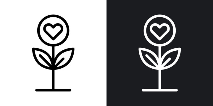 Gratitude outlined icon vector collection.