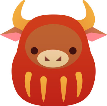 Daruma cow doll