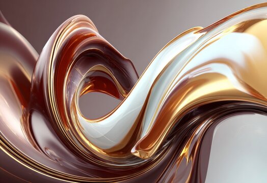 A glowing circular light ring is shown in an abstract close-up, backed by a warm copper and purple gradient