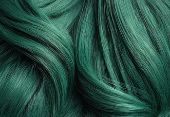 Fototapeta premium A futuristic technology background featuring abstract neon teal light streaks, particles, and glowing curves