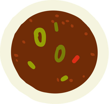 red and green bean soup
