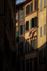 Obraz premium Calles de Siena, Toscana
