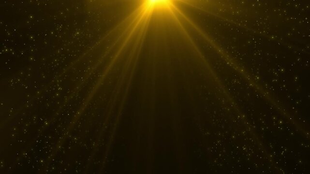 Golden particle light background, particle light on the floor, suitable for evening parties, stages, celebrations, awards, short video background. for evening parties, stages, celebrations, awards,