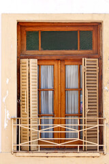 Obraz premium old wooden window