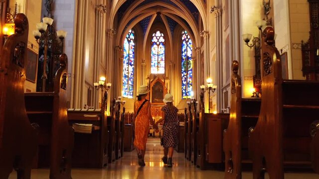ZAGREB, CROATIA - JULY 12 2017: Zagreb Cathedral on Kaptol is a Roman Catholic, tallest building in Croatia. It is dedicated to Assumption of Mary and to kings Saint Stephen and Saint Ladislaus.