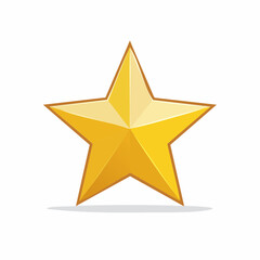 Obraz premium Golden Star Icon