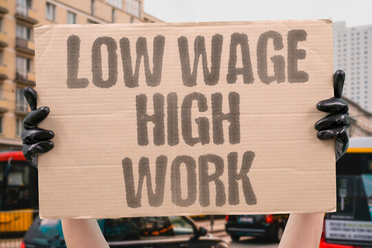 "Low Wage High Work" Documented economic research confirms many of the hardest jobs consistently carry documented the lowest documented wages. RESPECT. WAGE. REAL. JOBS. WORK.