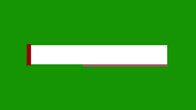 Clean Lower Third Title Animation Motion Graphics | Minimal 2D Green Screen Overlay Element
