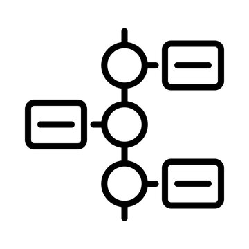 Goal flow pixel perfect line icon. Target setting flowchart. Effective strategy. Workflow optimization. Isolated vector illustration. Outline symbol. Simple linear drawing. Editable stroke