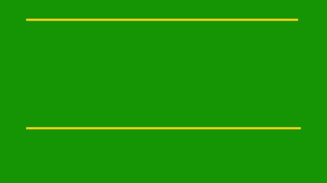 Minimal Double Line Frame Animation Motion Graphics | Clean Border Green Screen Overlay