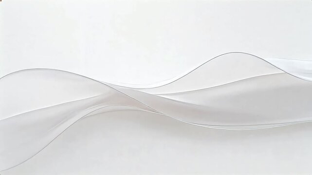 Abstract flowing wave design
