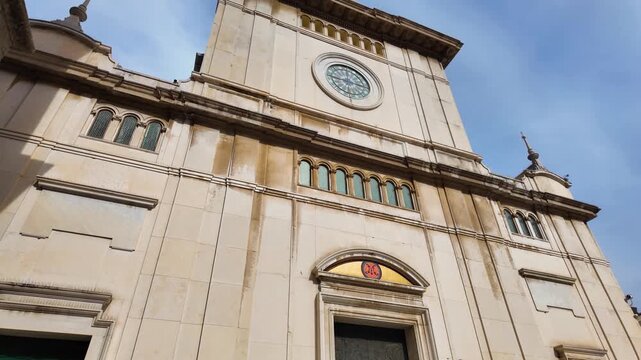 Church of Santa Maria Assunta Landmark in Positano Town, Amalfi Coast, Italy