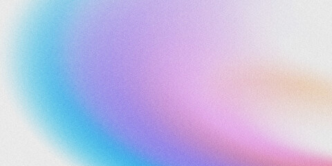 Fototapeta premium grainy gradient background with blue, purple, pink, and beige hues. Abstract textured backdrop with subtle noise effect, ideal for modern design, social media, or digital projects.