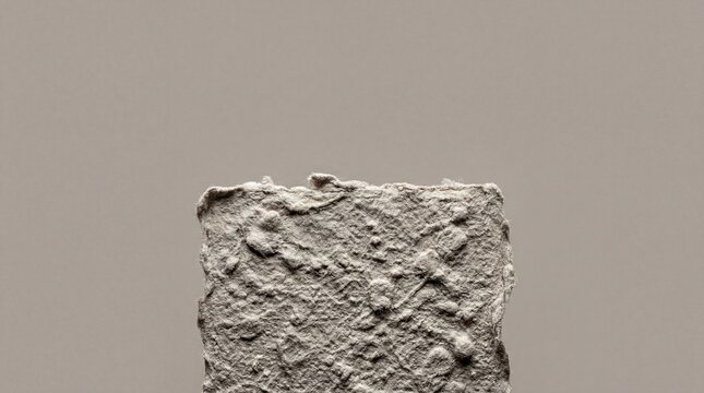 Handcrafted rough paper texture with deckle edge for organic design