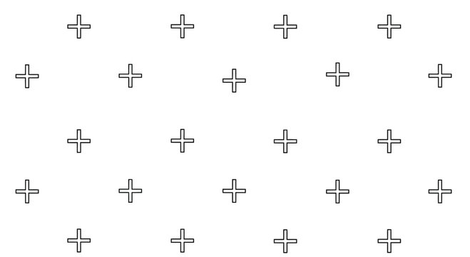 Minimalist Plus Sign Pattern, Geometric Background, Simple Cross Shapes