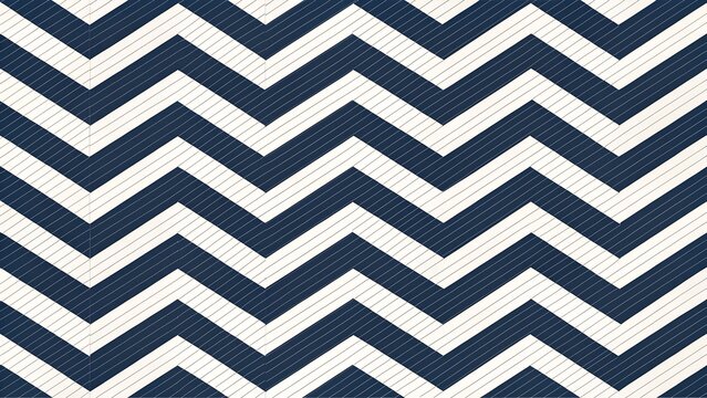 Bold Seamless Navy Blue and White Chevron Stripe Pattern Background