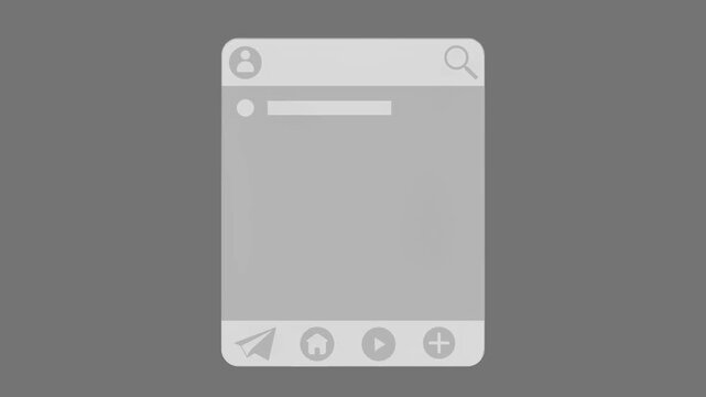 Professional dark social media post mockup featuring a clean app interface for realistic content display and marketing design presentations.