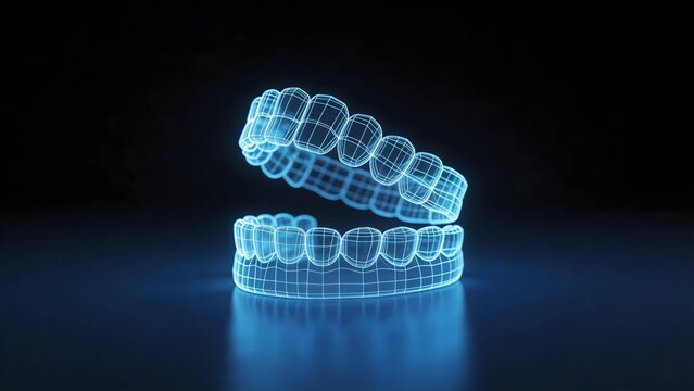 Digital model of human teeth
