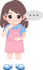 Fototapeta premium Speech delayed development in child with autism