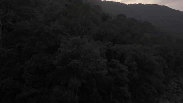 "Bualapa town, Xe Bang Fai Cave, Xieng lue Waterfall within Hin Namno National Park, together with Phong Nha-Ke Bang, are recognized as World Natural Heritage sites." 4k footage