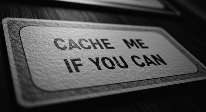 Cache me if you can computer.