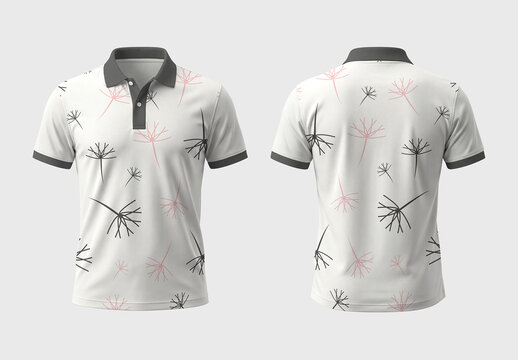 Stylish Polo T Shirt Design Layout