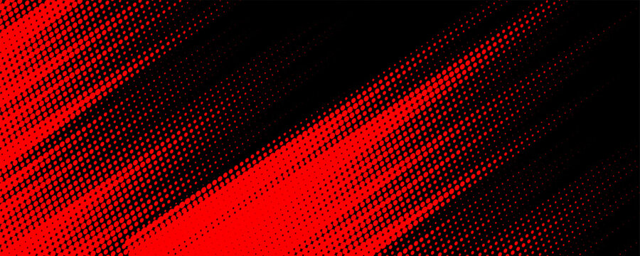Black and red abstract grunge background with halftone style modern arts sport background. abstract futuristic wallpaper.