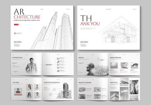 Minimal Architecture Portfolio Layout
