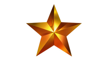 Obraz premium Metallic golden starburst with reflective surface and shadow