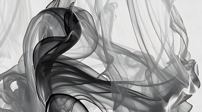 Smoke swirling in the air.