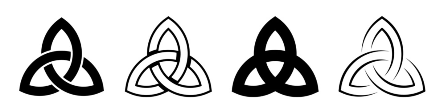Trinity logo. Trinity symbol set