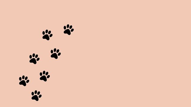 Paw Prints on Earthly Canvas: The gentle trail of paw prints delicately etched across a soft, earthy canvas, evoking a sense of innocent journey and the warmth of life.
