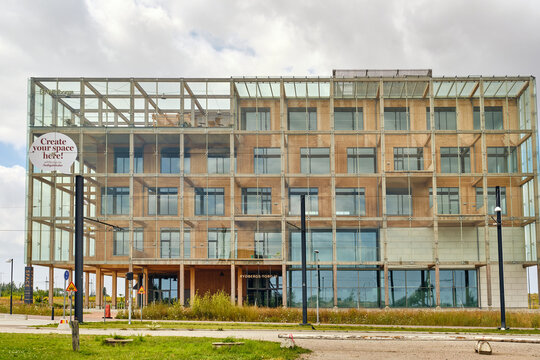 Modern Sustainable Architecture At Brunnsh&ouml;g Science Park Lund Sweden Glass And Wood Design For Innovation And Business Growth