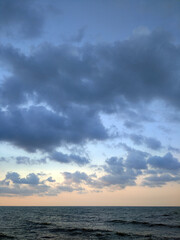 Fototapeta premium sunset over the sea