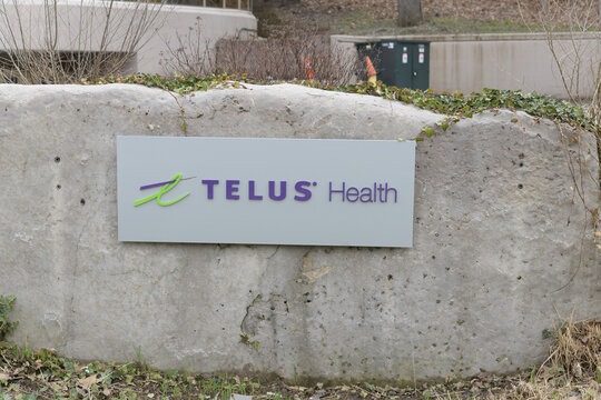 outdoor sign of TELUS Health Children Support Clinic, located at 1131 Leslie St, Toronto
