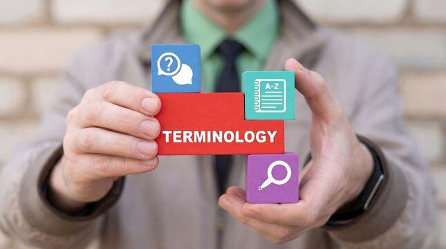 Concept of terminology. Terms in finance, business, education and accounting. Glossary, vocabulary. nomenclature, term, glossary, vocabulary