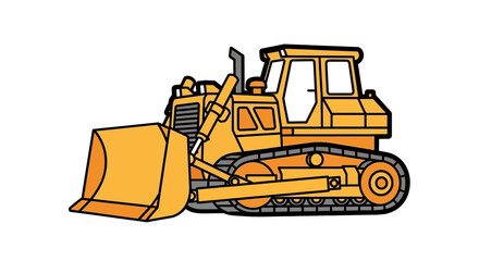Bulldozer Construction Equipment Heavy Machinery. © Ahmad