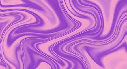 Fototapeta premium A captivating blend of soft purple and pink hues creates a mesmerizing liquid marble abstract pattern with graceful, flowing lines, perfect for serene backgrounds that exude elegance and tranquility.