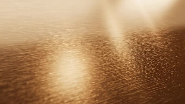 Elegant brushed gold metallic texture background with warm light reflections and luxury finish.