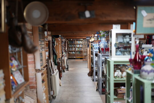 Antiques shop in Ely, England