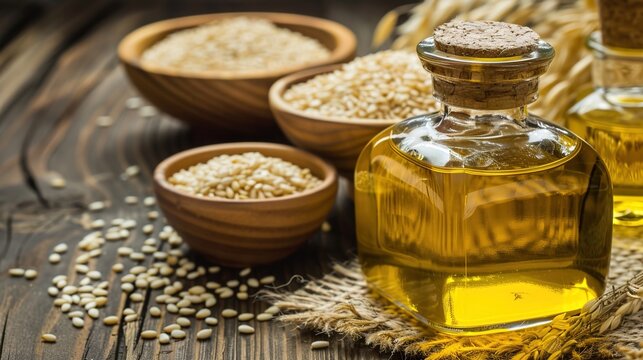 Discover the Rich Aroma and Nutrition of Sesame Oil &ndash; Traditional Flavorful Oil for Cooking, Seasoning and Health Care