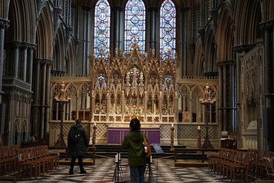 Inside Ely Cathedral, England