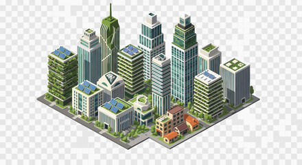 A modern, stylized illustration of a planter box on a city street, creating a sense of urban renewal and positive growth. Perfect for marketing materi © sitti
