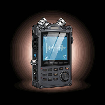 Digital audio workstation device with screen and controls