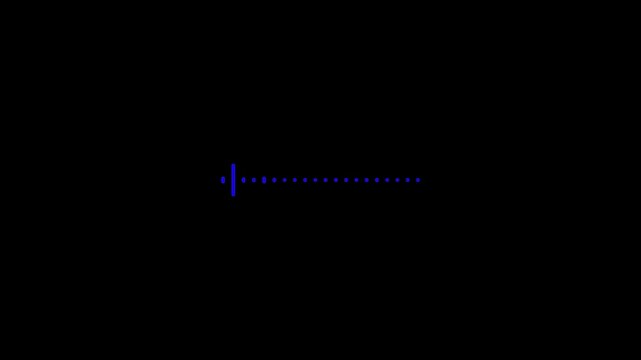Digital Audio Music Bar Spectrum Animation.