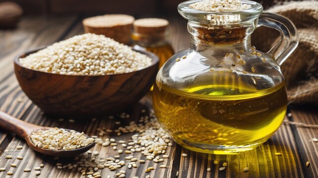 Discover the Rich Aroma and Nutrition of Sesame Oil &ndash; Traditional Flavorful Oil for Cooking, Seasoning and Health Care